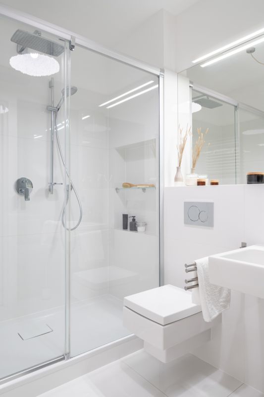 Stylish Shower with Unique Fixtures